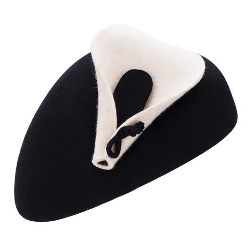 Ladies Vintage Style Fascinators Wool Pillbox Hat  Beret Cocktail Cheltenham Fesitval Hats Women Hat A209