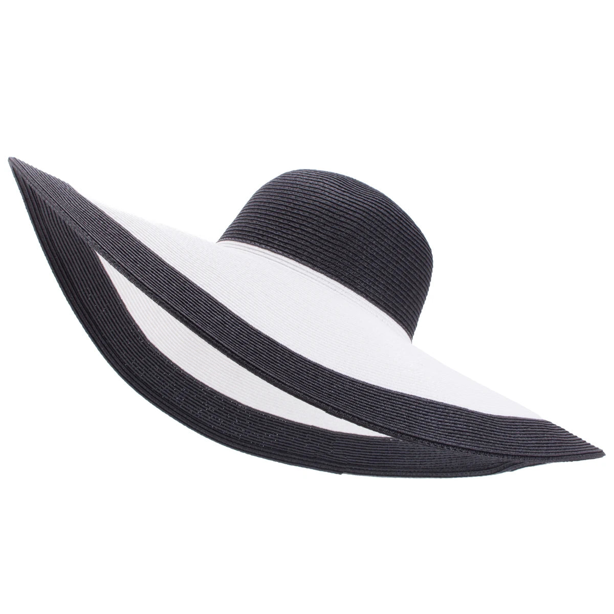 7.1''/18cm Foldable Oversized Huge Wide Brim Sun Beach Straw Hats Womens Floppy Dressy A330