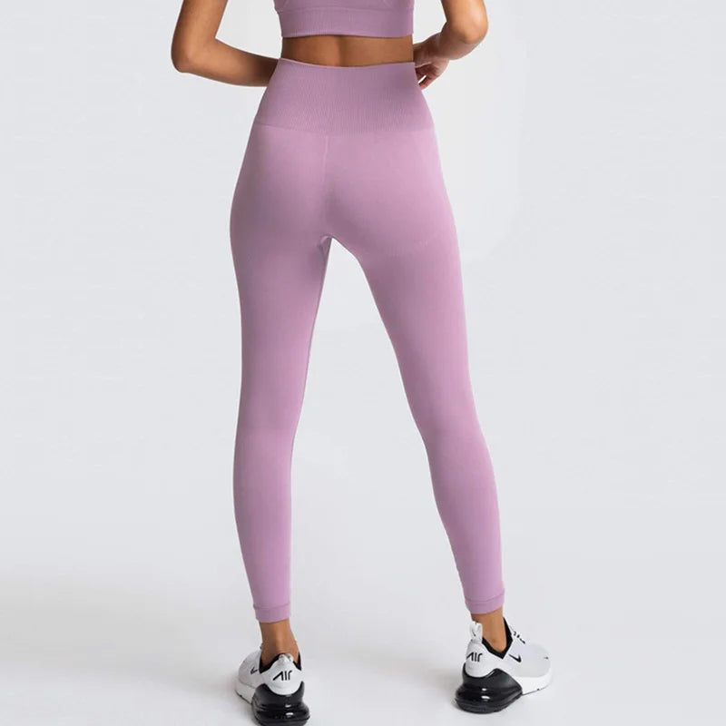 Women Seamless Yoga Leggings Push Up Sports Leggings Gym Fitness Sport Legging Tight Workout Fashion Butt Lift Running Pants